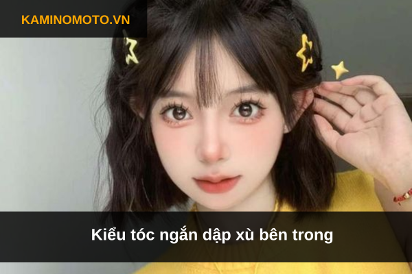 Kiểu tóc ngắn dập xù bên trong