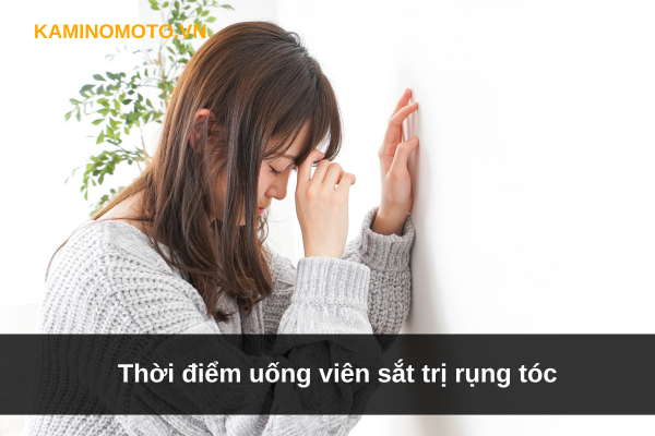 thời điểm uống viển sắt trị rụng tóc