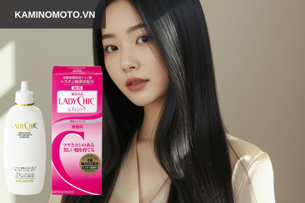 Mang đến mái tóc khỏe đẹp với serum Kaminomoto LadyChic