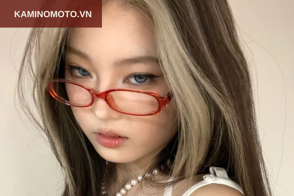 Tóc highlight màu bạch kim