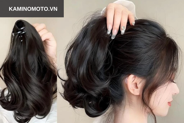 Tóc đuôi ngựa kẹp 
