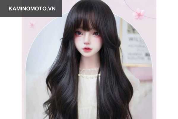 Tóc giả layer xoăn sóng 