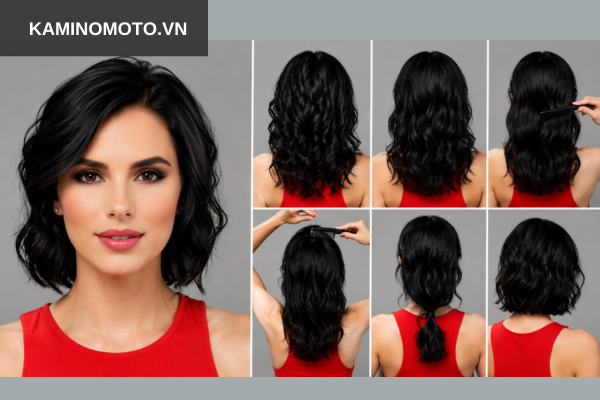 Cuộn và kẹp tóc