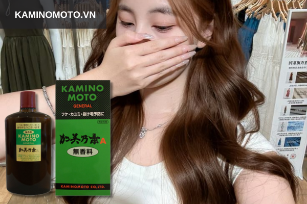 Kết hợp chăm sóc với thuốc mọc tóc Kaminomoto General Hair Growth