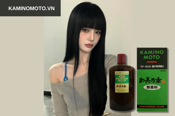Chăm sóc tóc tự nhiên với thuốc mọc tóc Kaminomoto General Hair Growth