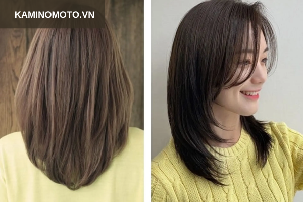 Tóc chiếc lá ngắn