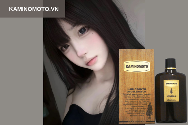 Chăm sóc tóc với thuốc mọc tóc Kaminomoto Hair Growth Accelerator