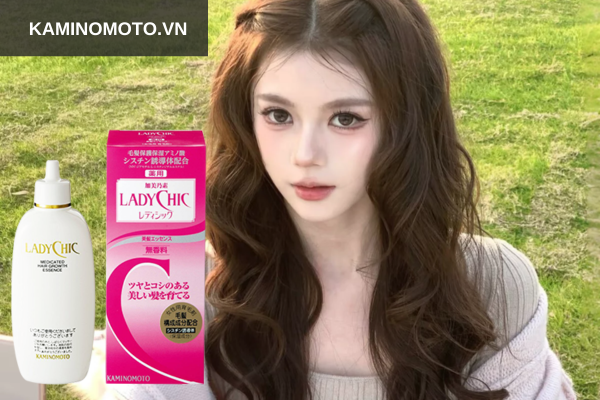 Gợi ý phục hồi tóc với thuốc kích mọc tóc Kaminomoto LadyChic