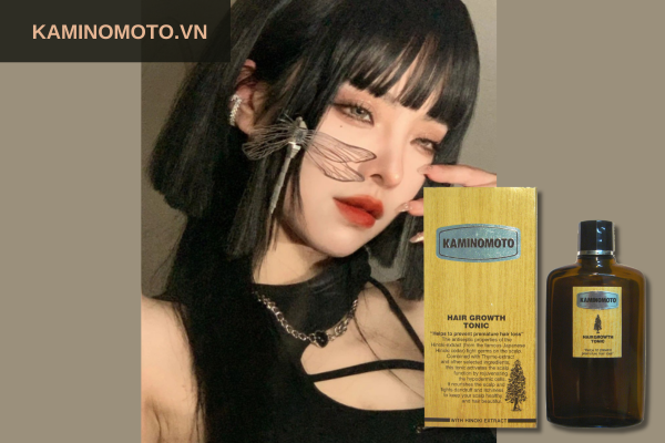 Kích mọc tóc với thuốc mọc tóc Kaminomoto Hair Growth Tonic