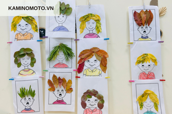 Những kiểu tóc sáng tạo từ lá cây