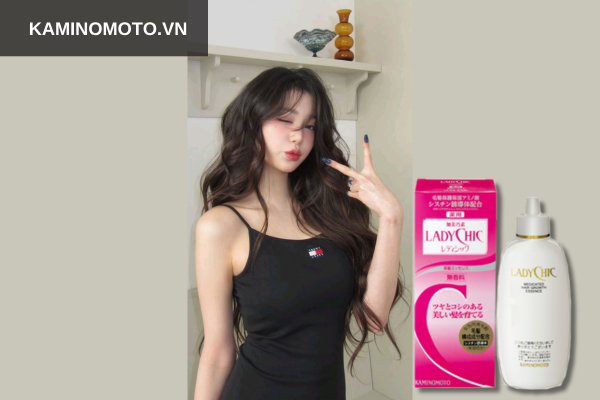 Nuôi dưỡng mái tóc với Thuốc mọc tóc dành cho nữ Kaminomoto LadyChic