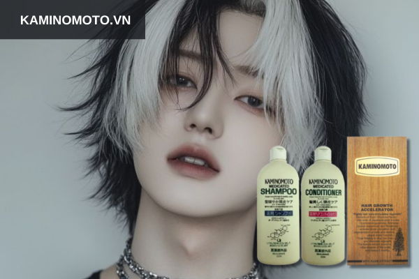 Kích mọc tóc với bộ thuốc Kaminomoto Hair Growth Accelerator